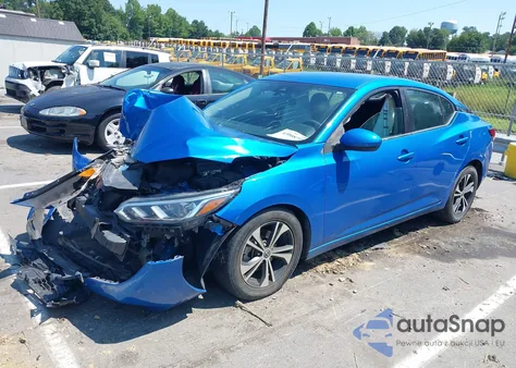 2021 Nissan Sentra Sv Xtronic Cvt z USA, uszkodzony, nr VIN 3N1AB8CV3MY223474